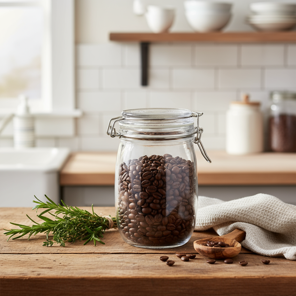 Clip Lock Glass Jar 1100ml