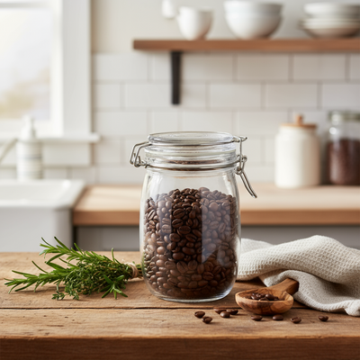 Clip Lock Glass Jar 1100ml