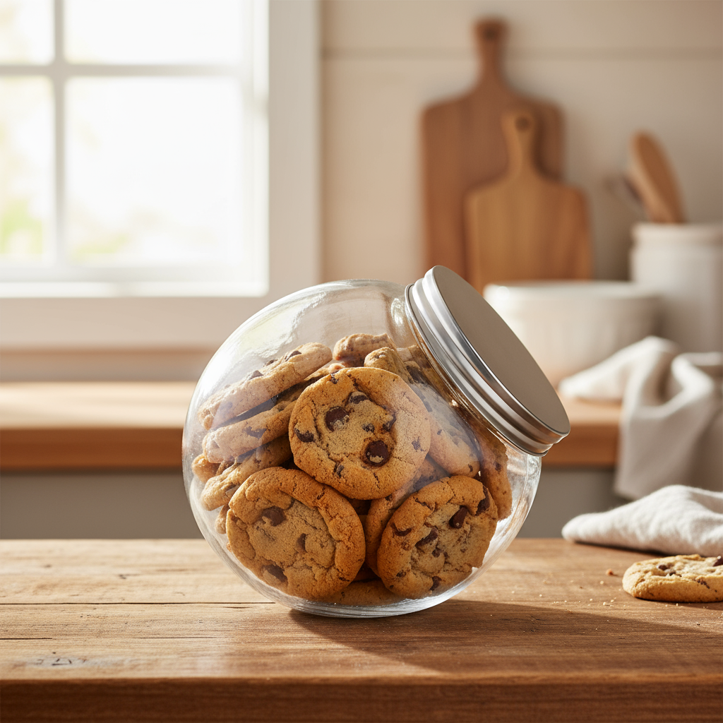 Cookie Glass Jar 1.2L