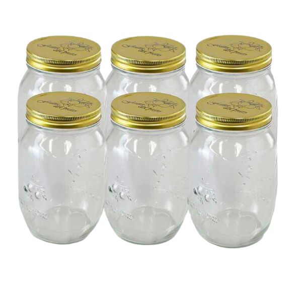 Preserving Glass Jar 1000ml 6Pcs