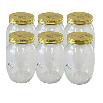 Preserving Glass Jar 1000ml 6Pcs