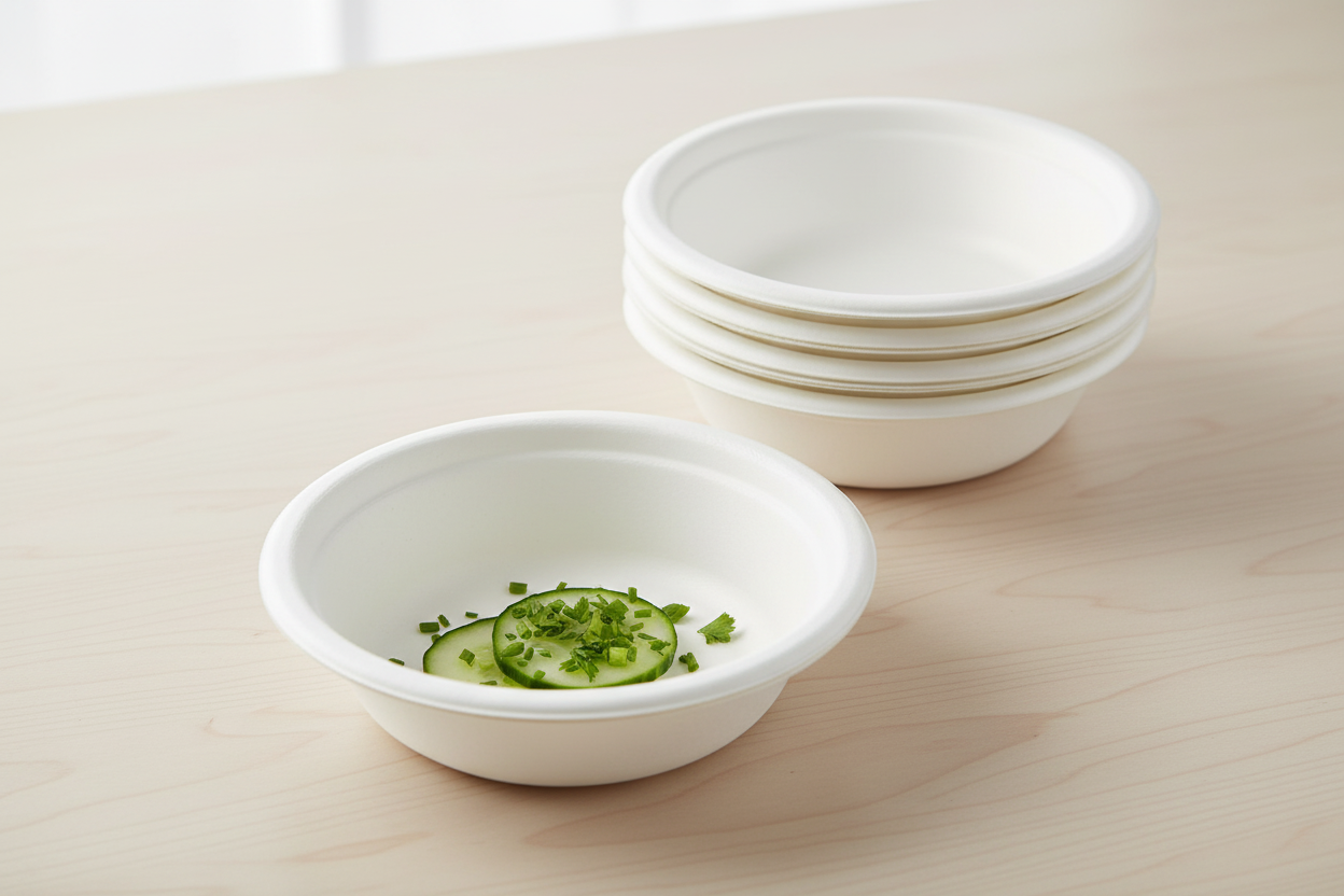 480pk BULK of Sugarcane Round Bowls 12cm
