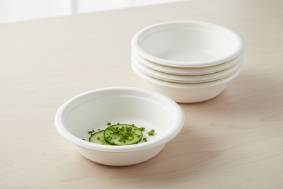 480pk BULK of Sugarcane Round Bowls 12cm