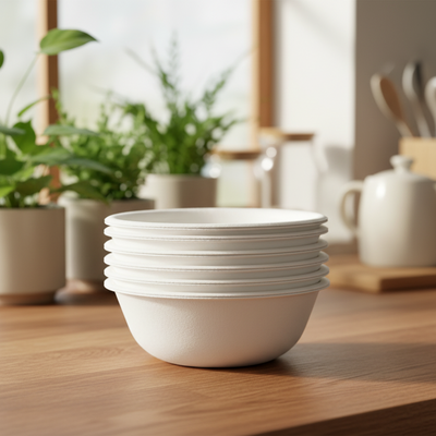 Sugarcane Round Bowls 12cm 20pk