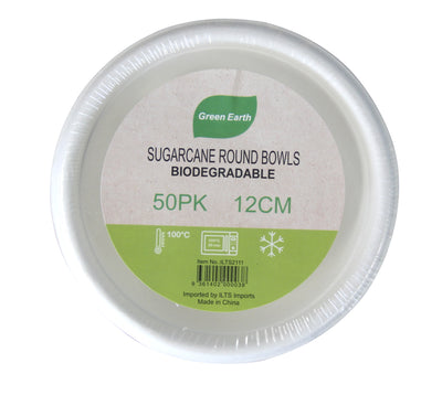 1000pk BULK of Sugarcane Round Bowls 12cm