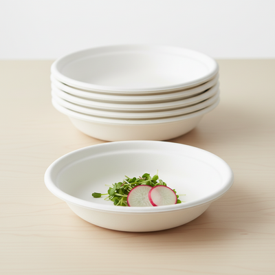 288pk BULK of Sugarcane Round Bowls 18cm