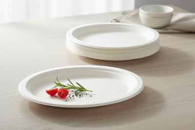 288pk BULK of Sugarcane Oval Plates 26X20cm