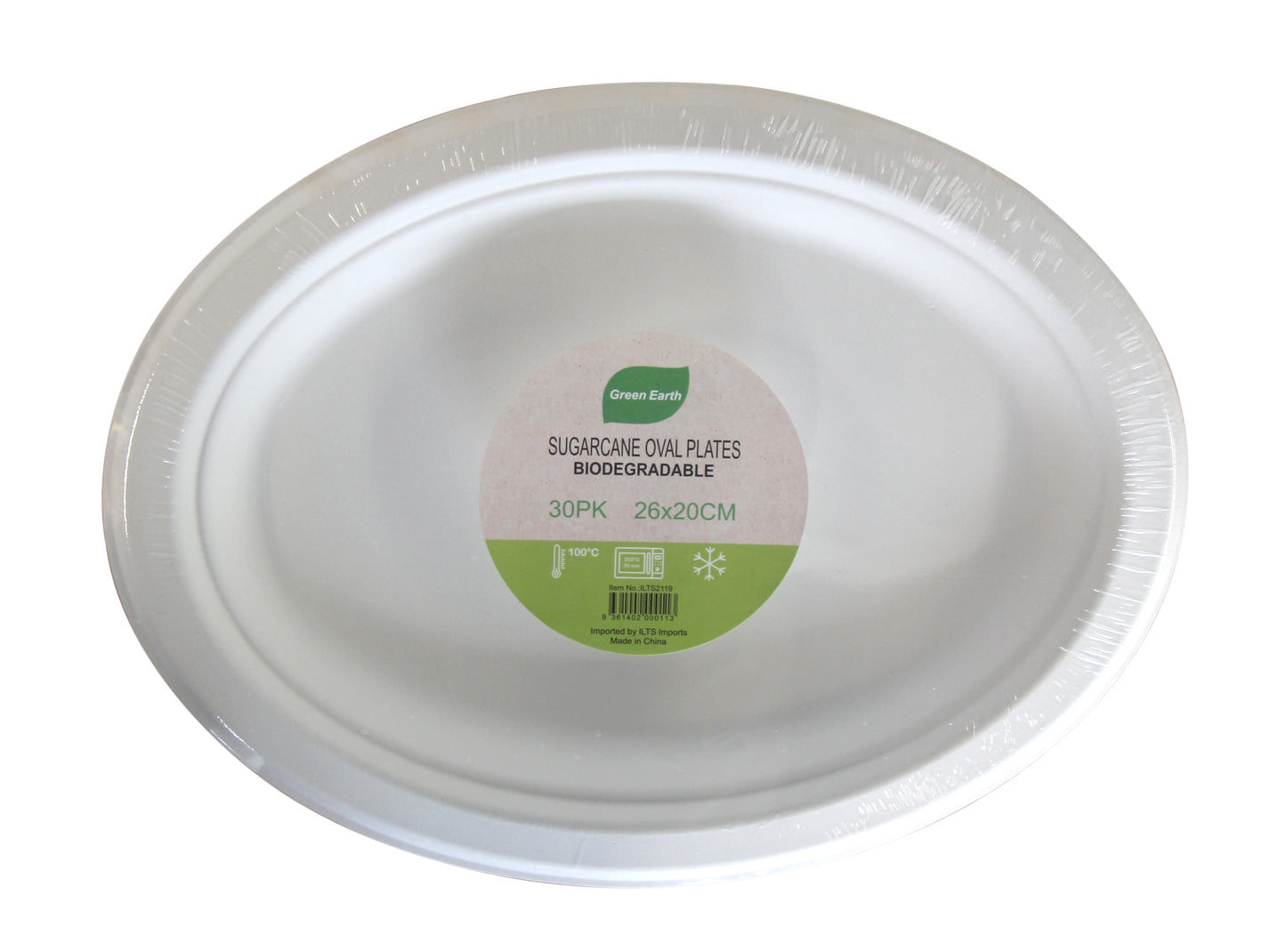 600pk BULK of Sugarcane Oval Plates 26X20cm