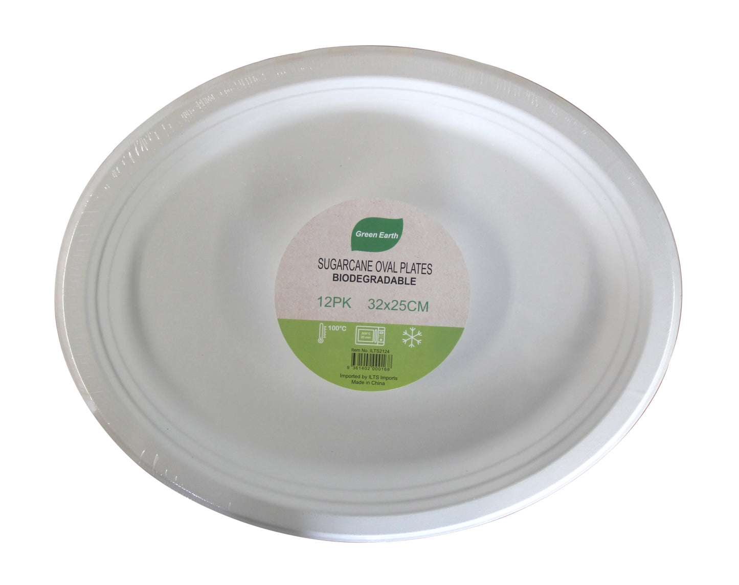 240pk BULK of Sugarcane Oval Plates 32X25cm