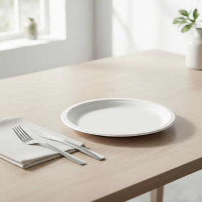 Sugarcane Oval Plates 32x25cm 12pk