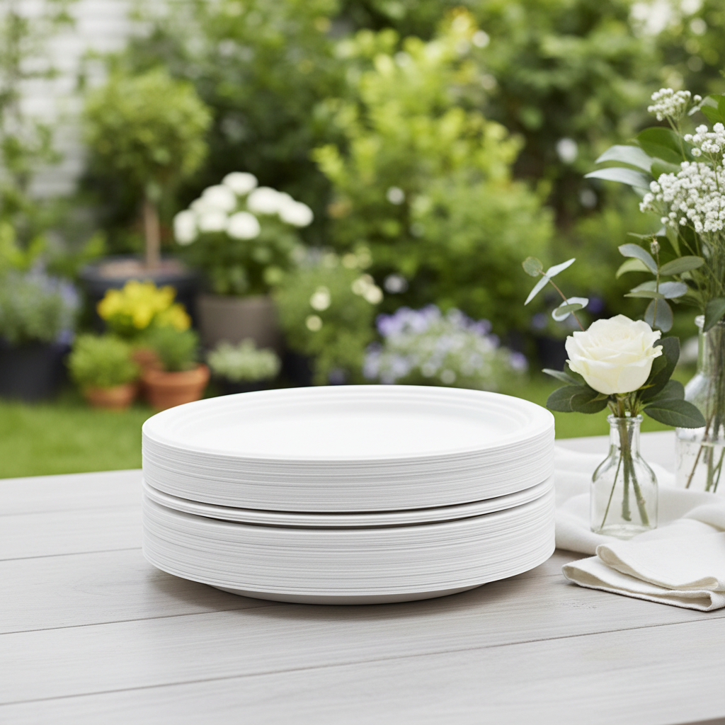 Sugarcane Oval Plates 32x25cm 30pk