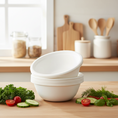 Sugarcane Round Bowls 13cm (350ml) 50pk