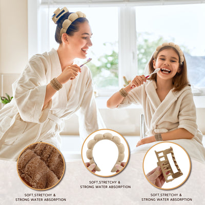 Headband Hair Claw Clips Set 4 in 1