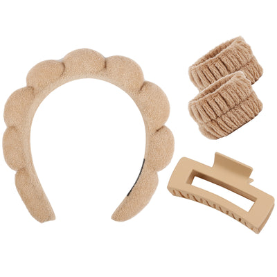 Headband Hair Claw Clips Set 4 in 1