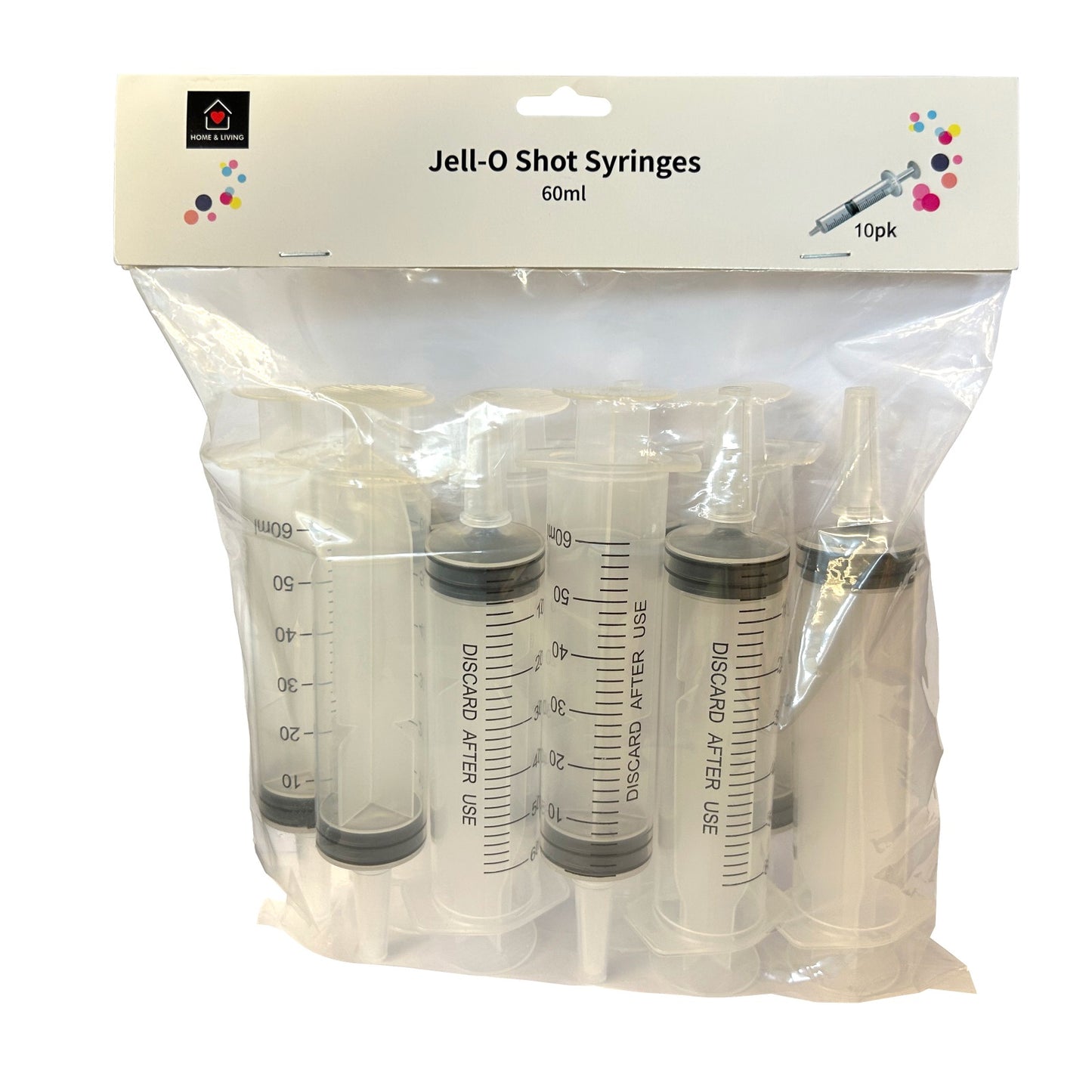 Jell-O Shot Syringes 60ml (10pk)