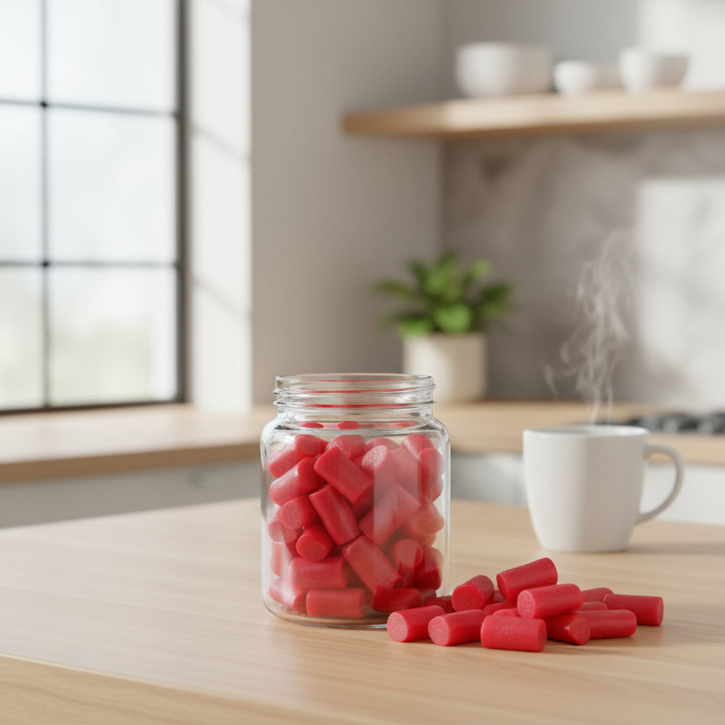 1kg Raspberry Licorice Chunks – I Love This Shop
