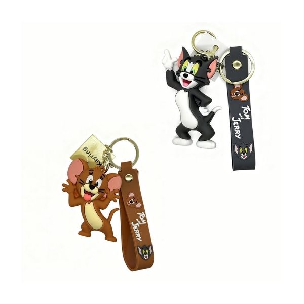 Tom & Jerry Keyring