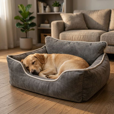 Super Plush Lounge Bed Medium 59x48.5x23cm