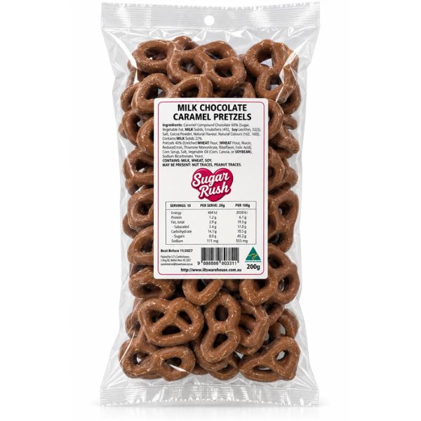 200g Milk Chocolate Caramel Pretzel