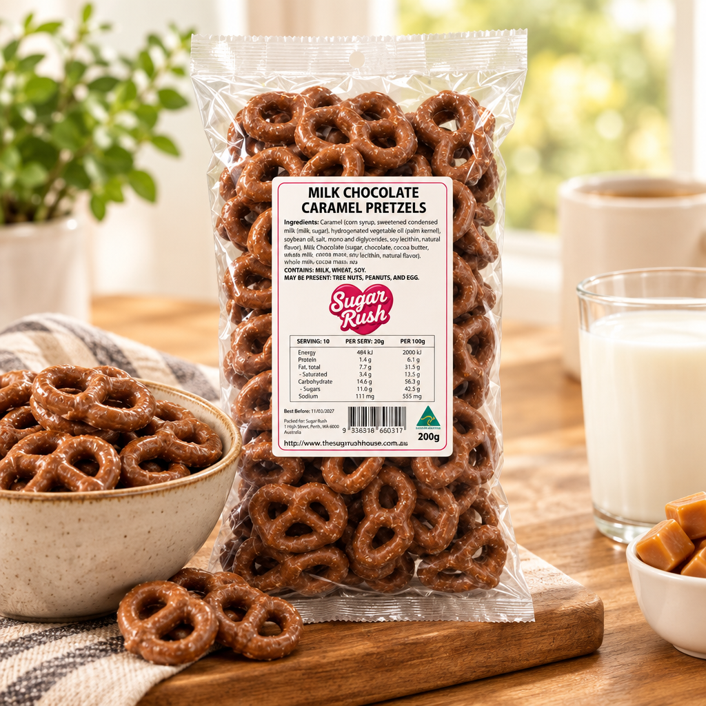200g Milk Chocolate Caramel Pretzel