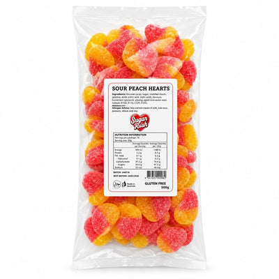 500g Trolli Sour Peach Hearts