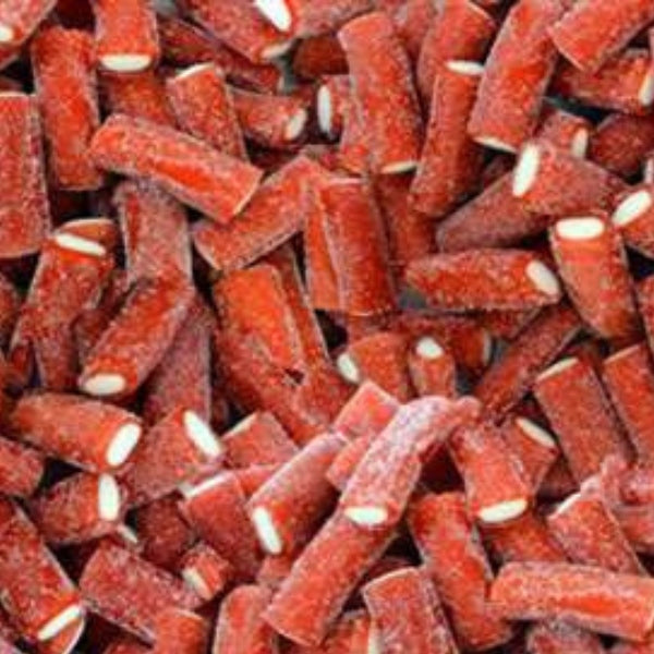 Strawberry Sour Blowpipes Bites 500g