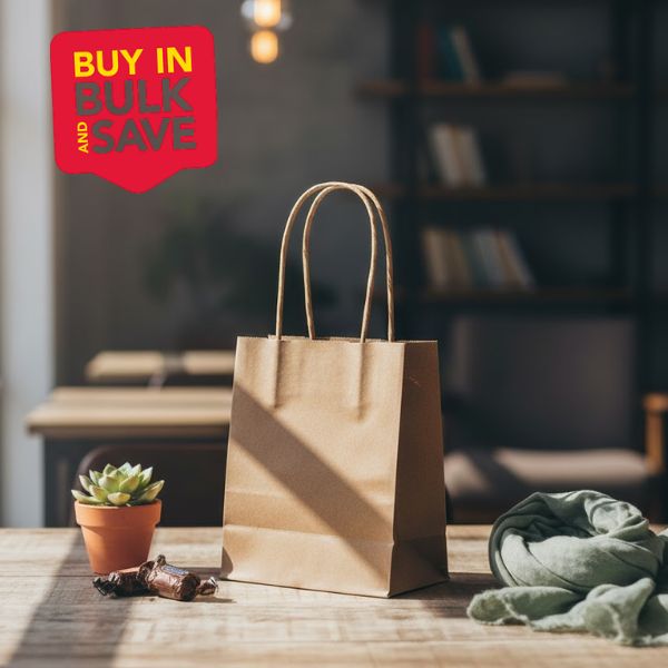 BULK 700pk Brown Kraft Bag Mini (10x13x5cm)