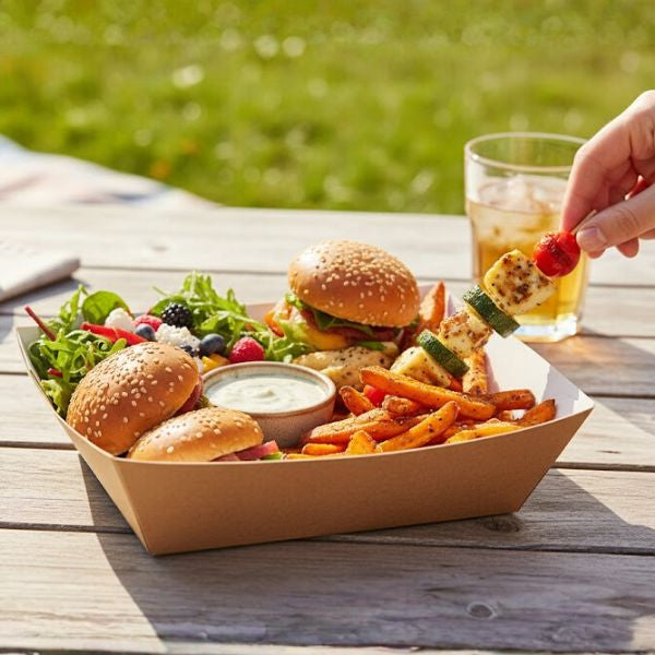 #4 Large Tray Brown Cardboard (17x9.5x5.5cm)