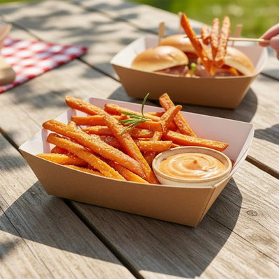 Mini Tray Brown Cardboard (5.5x5.5x2.5cm)