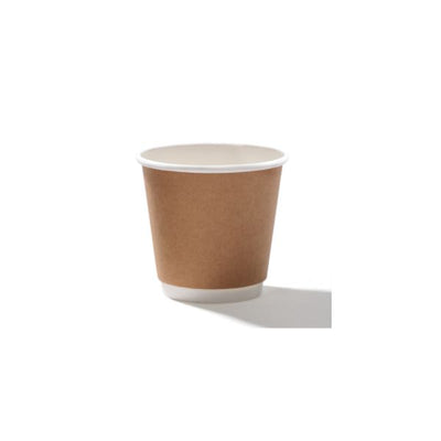 25pk 8oz DW Cup Kraft (90mm)