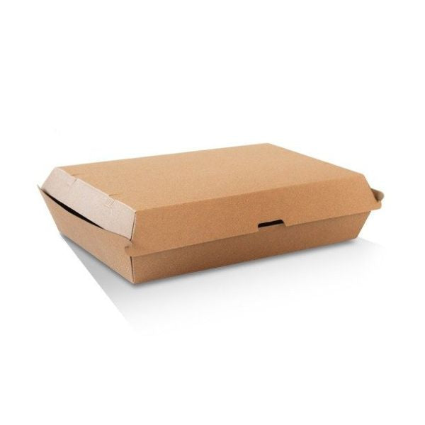 BULK 100pk Family Pack Box Brown Corrugated Plain (29x17x8.5cm)