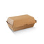 Snack Box Regular Brown Corrugated Plain (17.5x9x8.4cm)