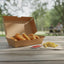 Snack Box Regular Brown Corrugated Plain (17.5x9x8.4cm)