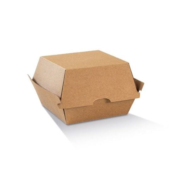 High Snack Box Large Brown Corrugated Plain (20.5x10.6x9.5cm)