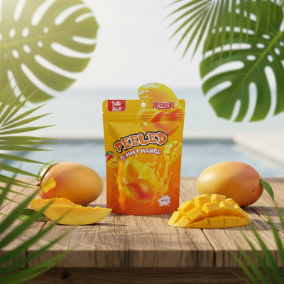 Juicy Jelly peeled gummy mango 120g