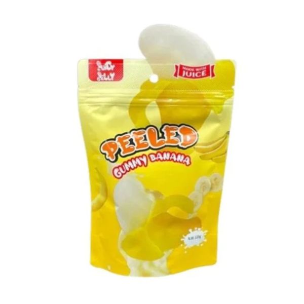 Juicy Jelly peeled gummy banana 120g