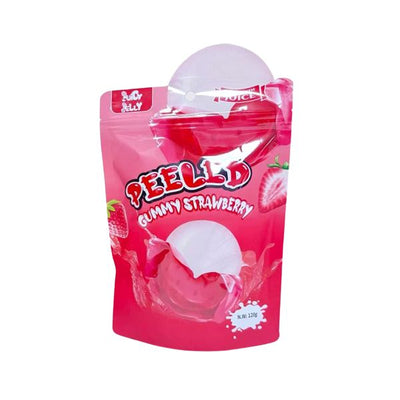 Juicy Jelly peeled gummy strawberry 120g