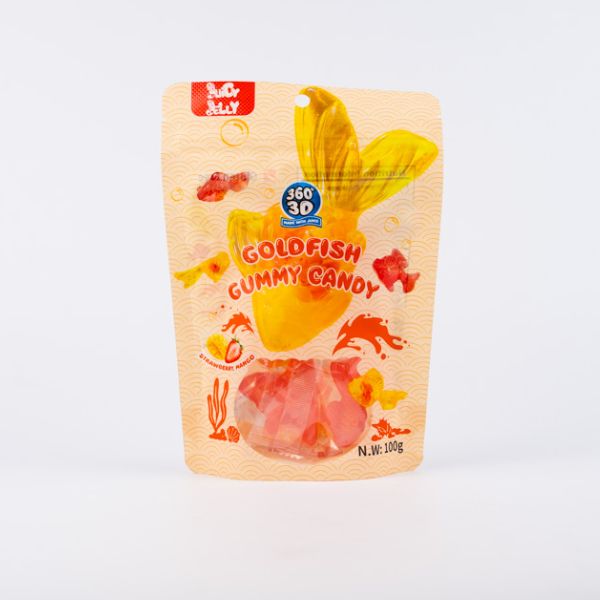 Juicy Jelly 3D goldfish gummy candy 100g