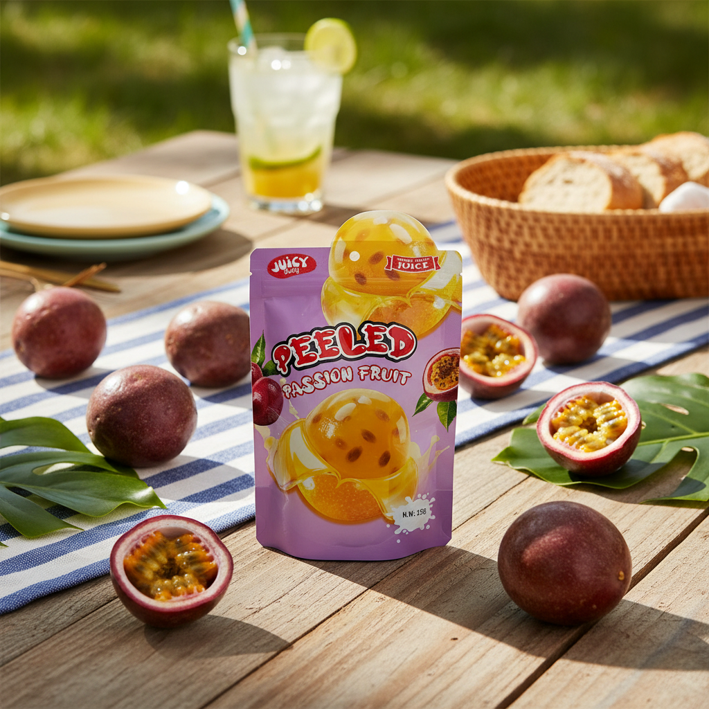 Juicy Jelly Peeled Gummy Passionfruit 120g