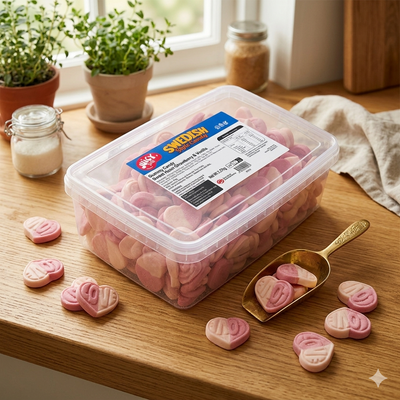 Juicy Jelly Swedish Sweetheart Strawberry and Vanilla 2.27kg