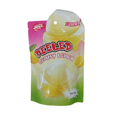 Juicy Jelly Peeled Gummy Lemon 120g