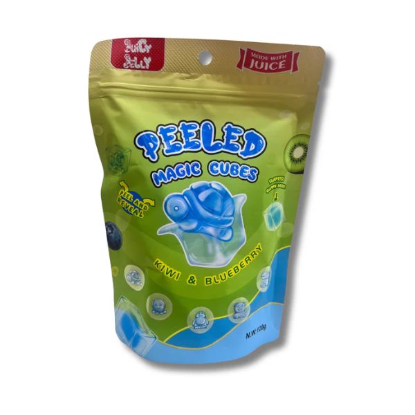 Juicy Jelly Magic Cubes Kiwi and Blueberry 120g