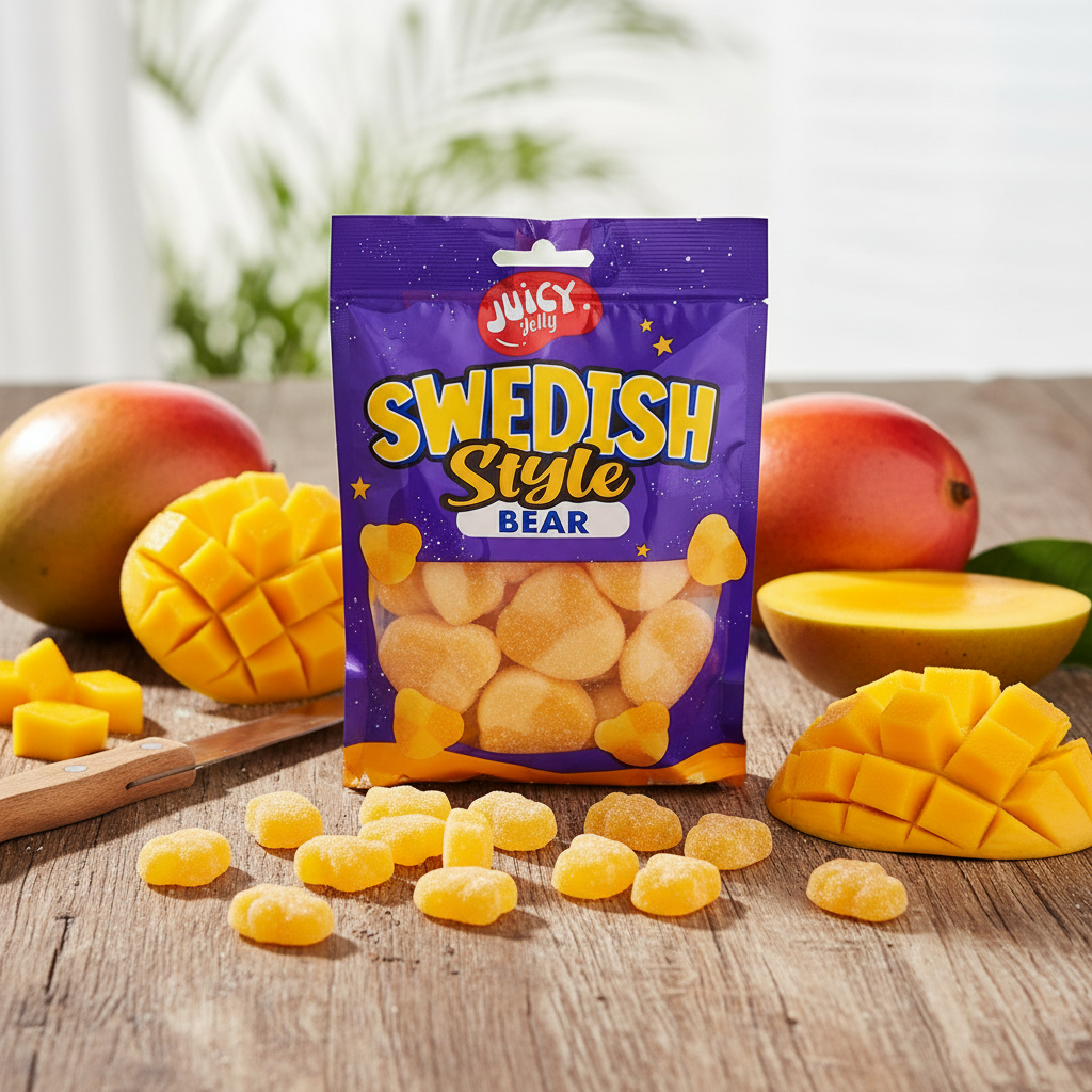 Juicy Jelly Swedish Mango Bear 100g