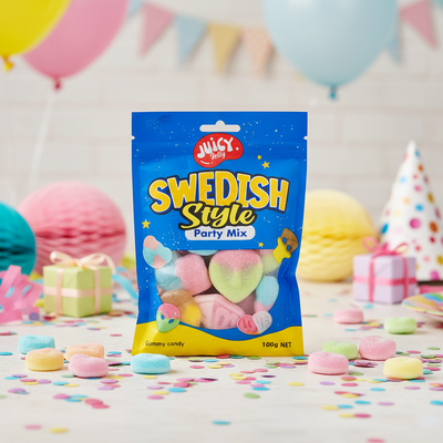Juicy Jelly Swedish Party Mix 100g