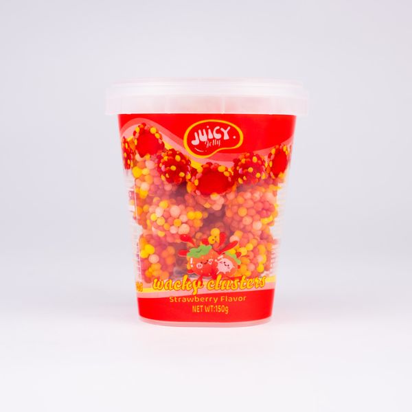 Juicy Jelly Wacky Clusters Strawberry 150g