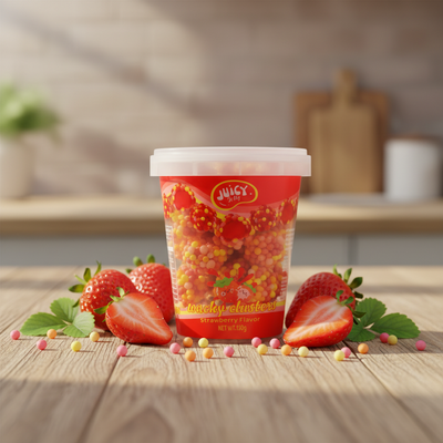 Juicy Jelly Wacky Clusters Strawberry 150g