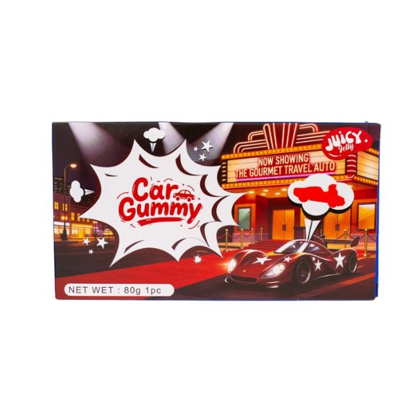 80g Juicy Jelly Theatre Box Car Gummy
