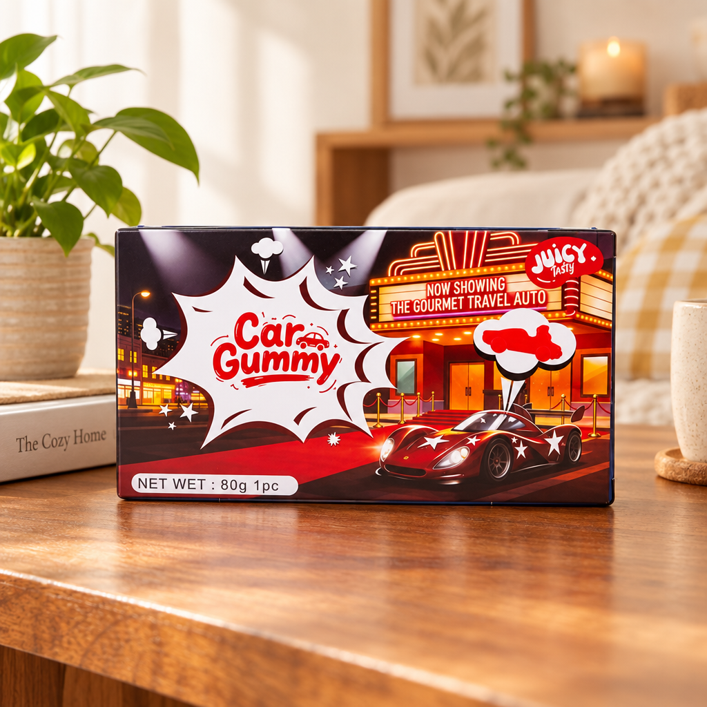 80g Juicy Jelly Theatre Box Car Gummy