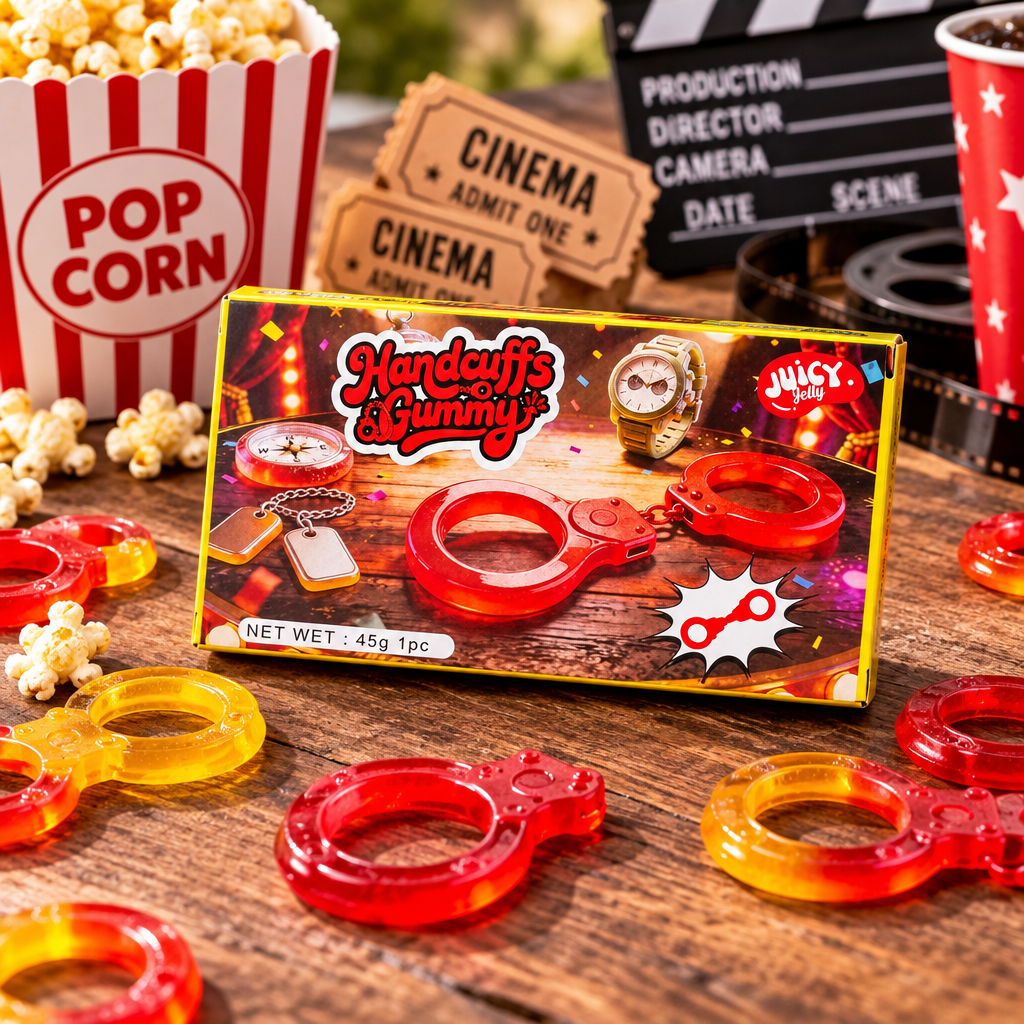 45g Juicy Jelly Theatre Box Handcuffs Gummy