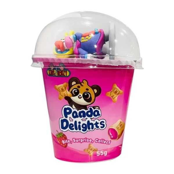 KidsFrenzy Panda Delights Strawberry 55g
